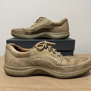ECCO  Men's Size EU 45 Leather Lace Shoes Brown
